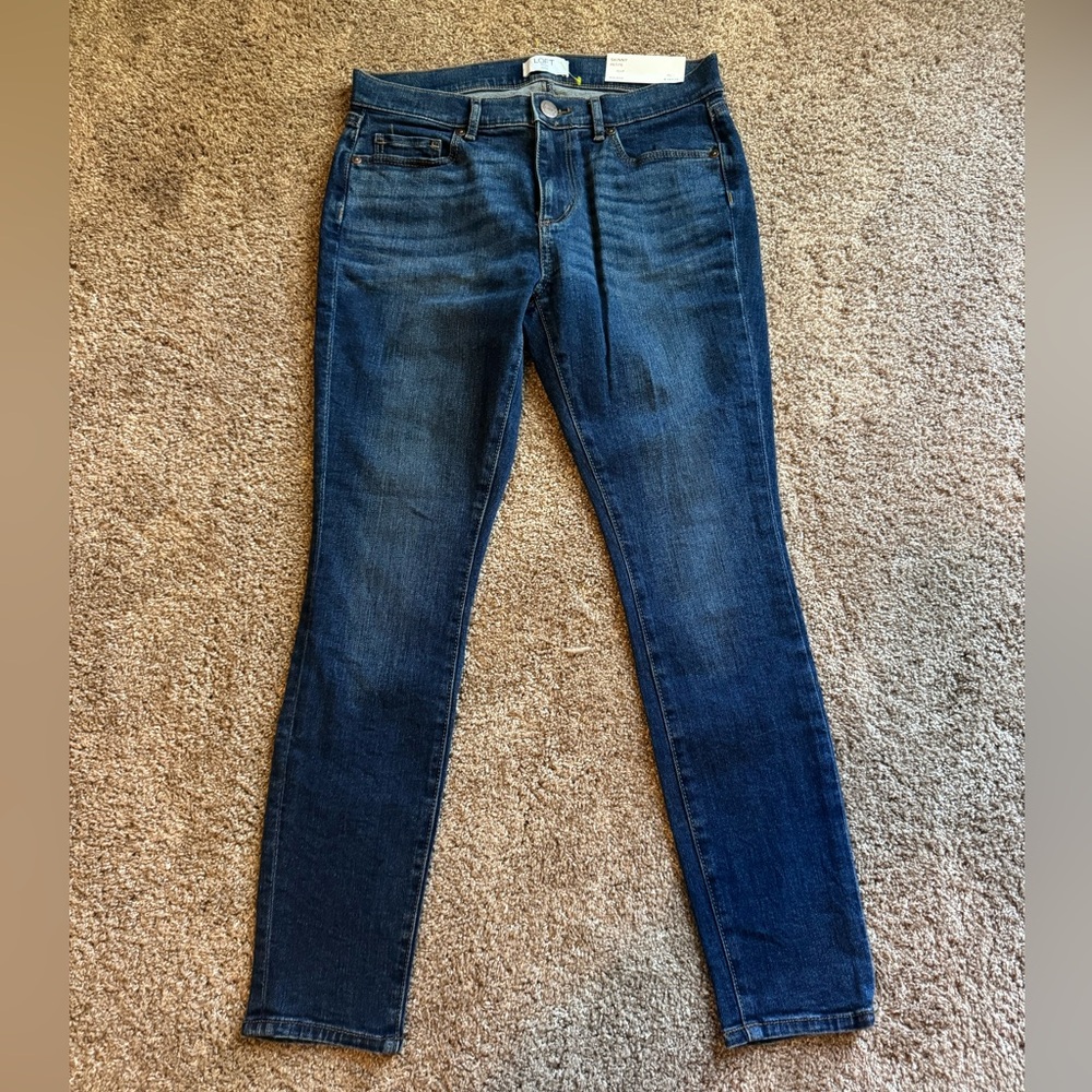 LOFT Dark Blue Skinny Jeans